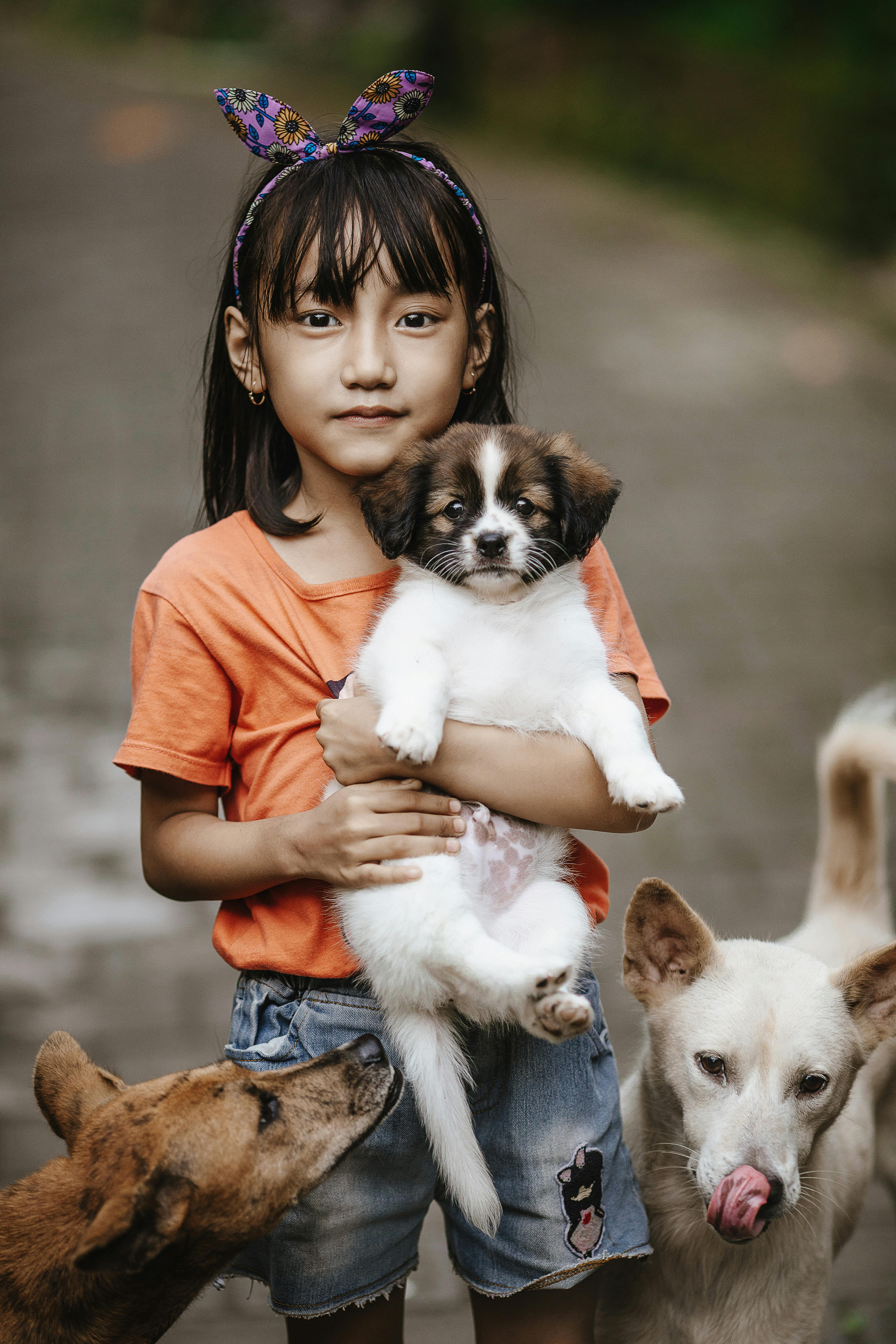 Child with Pet